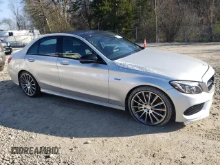 2016 Mercedes-Benz C 450 AMG with VIN 55SWF6EB2GU108099, listed as a Copart auction lot 52145215 with 10,367 mi miles and Salvage Title. Bid and sale history available at carsss.com. Image 4.