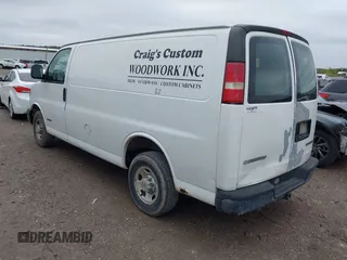 2003 Chevrolet Express Cargo with VIN 1GCGG25U331121265, listed as a IAAI auction lot 41945215 with 145,536 mi miles and . Bid and sale history available at DreamBid. Image 3.