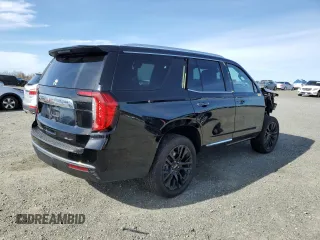 2024 GMC Yukon SLT with VIN 1GKS2BKD8RR272274, listed as a Copart auction lot 44566235 with 9,889 mi miles and Salvage Title. Bid and sale history available at carsss.com. Image 3.