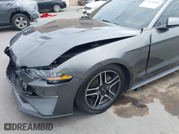 2020 Ford Mustang EcoBoost with VIN 1FA6P8TH6L5182192, listed as a IAAI auction lot 42129608 with 75,281 mi miles and . Bid and sale history available at DreamBid. Image 18.
