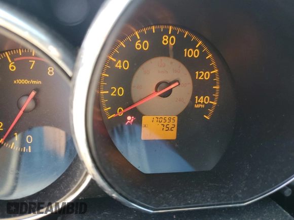 2006 Nissan Altima 2.5 S with VIN 1N4AL11DX6C267565, listed as a Copart auction lot 52317295 with 170,595 mi miles and Salvage Title. Bid and sale history available at carsss.com. Image 9.