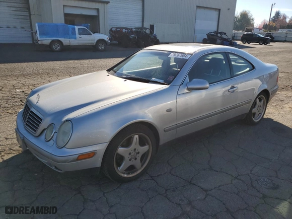 1999 Mercedes-Benz CLK-Class with VIN WDBLJ65G4XF108808, listed as a Copart auction lot 79767664 with 137,500 mi miles and Clean Title. Bid and sale history available at carsss.com. Image 1.