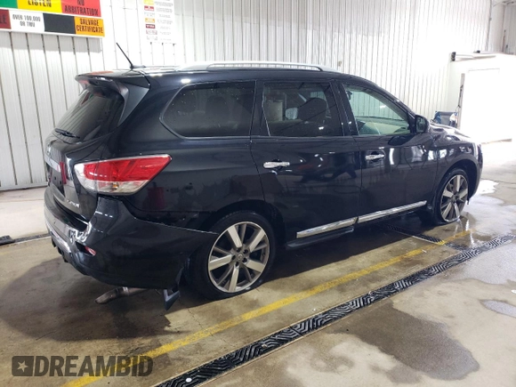 2015 Nissan Pathfinder S with VIN 5N1AR2MN1FC613162, listed as a Copart auction lot 49109335 with 86,308 mi miles and Salvage Title. Bid and sale history available at carsss.com. Image 3.