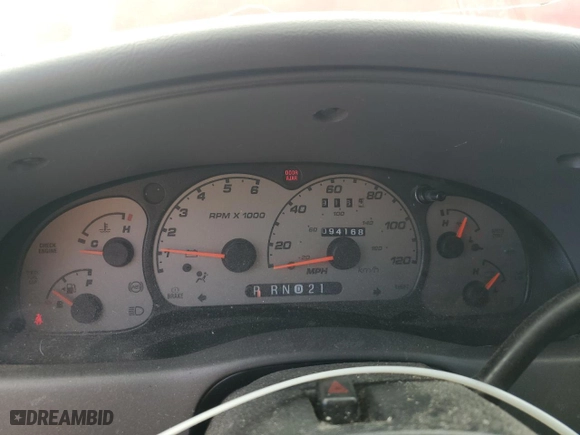 2003 Ford Ranger XL Fleet with VIN 1FTZR45EX3TA18064, listed as a Copart auction lot 53893595 with 94,168 mi miles and Clean Title. Bid and sale history available at carsss.com. Image 9.