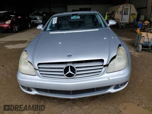 2007 Mercedes-Benz CLS-Class 5.5L with VIN WDDDJ72X87A086024, listed as a Copart auction lot 65056704 with 0 mi miles and Salvage Title. Bid and sale history available at carsss.com. Image 5.