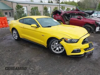 2015 Ford Mustang GT with VIN 1FA6P8CF8F5300097, listed as a IAAI auction lot 41971042 with 38,097 mi miles and . Bid and sale history available at carsss.com. Image 1.