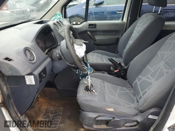 2013 Ford Transit Connect XL with VIN NM0LS7AN3DT158683, listed as a Copart auction lot 60033215 with 264,522 mi miles and Salvage title. Bid and sale history available at DreamBid. Image 7.