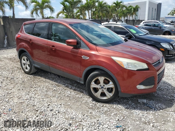 2014 Ford Escape SE with VIN 1FMCU0GX9EUD77491, listed as a Copart auction lot 51484745 with 90,511 mi miles and Clean Title. Bid and sale history available at DreamBid. Image 4.