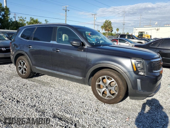 2020 Kia Telluride EX with VIN 5XYP3DHCXLG001439, listed as a Copart auction lot 56702845 with 136,799 mi miles and Clean title. Bid and sale history available at DreamBid. Image 4.