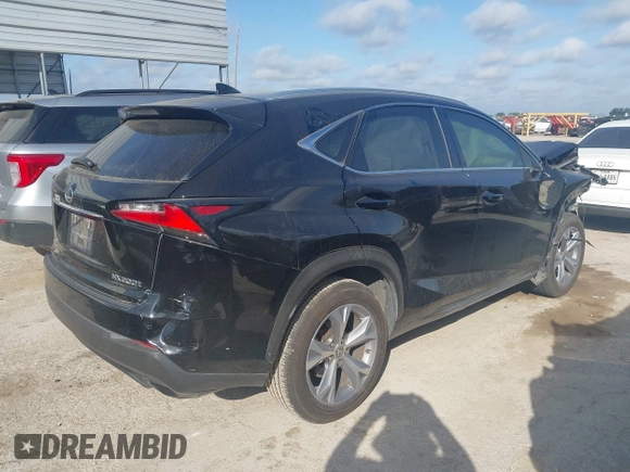 2017 Lexus NX 200t z VIN JTJYARBZ3H2057130, wystawiony jako IAAI lot #42016242 z przebiegiem 94 995 mil mil oraz . Historia ofert i sprzedaży dostępna na DreamBid. Obrazek 4.