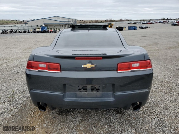 2014 Chevrolet Camaro LT with VIN 2G1FB1E36E9287122, listed as a Copart auction lot 51069565 with 176,434 mi miles and Salvage Title. Bid and sale history available at carsss.com. Image 6.