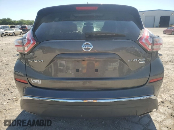 2015 Nissan Murano SL z VIN 5N1AZ2MH5FN275389, wystawiony jako Copart lot #57797685 z przebiegiem 95 057 mil mil oraz Szkoda całkowita • Salvage title. Historia ofert i sprzedaży dostępna na DreamBid. Obrazek 6.