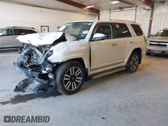 2016 Toyota 4Runner Limited with VIN JTEBU5JR4G5362235, listed as a IAAI auction lot 41883643 with 93,074 mi miles and . Bid and sale history available at DreamBid. Image 2.