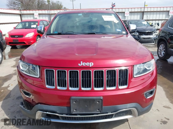 2014 Jeep Grand Cherokee Limited with VIN 1C4RJEBG7EC519984, listed as a IAAI auction lot 41578472 with 96,021 mi miles. Bid and sale history available at carsss.com. Image 13.