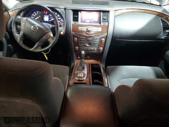 2018 Nissan Armada SV with VIN JN8AY2NC8J9553377, listed as a Copart auction lot 81516004 with 106,757 mi miles and Salvage Title. Bid and sale history available at carsss.com. Image 8.