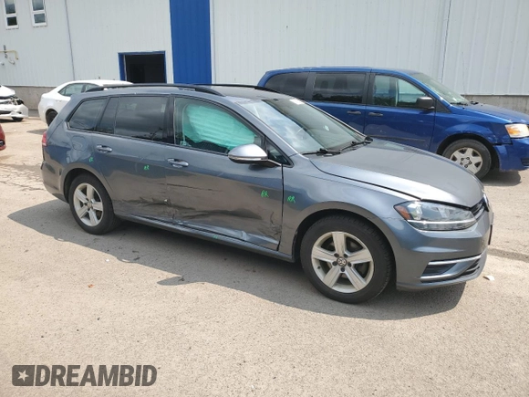 2019 Volkswagen Golf S z VIN 3VW117AU0KM522703, wystawiony jako Copart lot #60806215 z przebiegiem 166 768 mil mil oraz Szkoda całkowita • Salvage title. Historia ofert i sprzedaży dostępna na DreamBid. Obrazek 4.