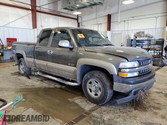 2002 Chevrolet Silverado 1500 LS with VIN 2GCEK19V421271722, listed as a Copart auction lot 47431265 with Not Provided miles and Non Repairable. Bid and sale history available at DreamBid. Image 4.