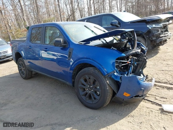 2024 Ford Maverick LARIAT with VIN 3FTTW8S99RRA29824, listed as a IAAI auction lot 41639908 with 1 mi miles. Bid and sale history available at carsss.com. Image 1.