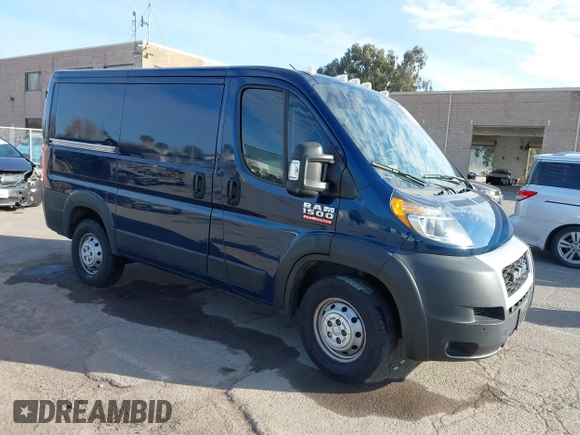 2022 Ram ProMaster Cargo with VIN 3C6LRVNG5NE121179, listed as a IAAI auction lot 41837218 with 35,190 mi miles and . Bid and sale history available at DreamBid. Image 1.