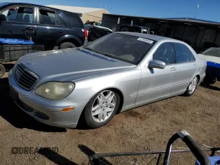 2003 Mercedes-Benz S-Class 4.3L with VIN WDBNG70JX3A319731, listed as a Copart auction lot 47300885 with 0 mi miles and Non Repairable. Bid and sale history available at carsss.com. Image 1.