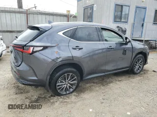 2023 Lexus NX 250 z VIN 2T2ADCAZXPC003877, wystawiony jako Copart lot #54596895 z przebiegiem 14 597 mil mil oraz Szkoda całkowita • Salvage title. Historia ofert i sprzedaży dostępna na DreamBid. Obrazek 3.
