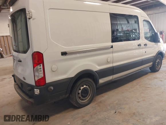 2018 Ford Transit with VIN 1FTBW2CM3JKA27829, listed as a IAAI auction lot 41989093 with 148,187 mi miles. Bid and sale history available at carsss.com. Image 4.