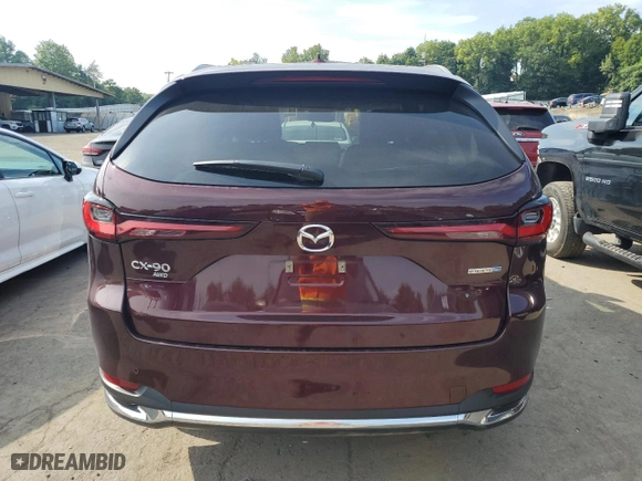 2024 Mazda CX-90 PHEV Premium with VIN JM3KKDHA2R1103944, listed as a Copart auction lot 69036774 with NaN miles and Salvage Title. Bid and sale history available at carsss.com. Image 6.