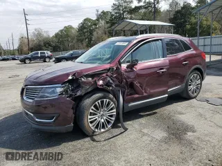 2017 Lincoln MKX Reserve with VIN 2LMPJ6LR5HBL10776, listed as a Copart auction lot 47612855 with 46,322 mi miles and Salvage Title. Bid and sale history available at carsss.com. Image 1.