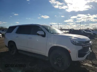 2021 Chevrolet Tahoe Commercial with VIN 1GNSKLED5MR311108, listed as a Copart auction lot 81626454 with 81,800 mi miles and Salvage title. Bid and sale history available at DreamBid. Image 4.