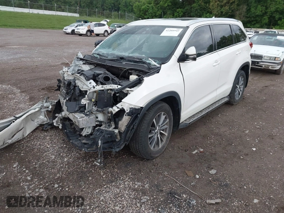 2017 Toyota Highlander XLE with VIN 5TDJZRFH9HS515504, listed as a IAAI auction lot 42209542 with 145,472 mi miles and . Bid and sale history available at DreamBid. Image 2.