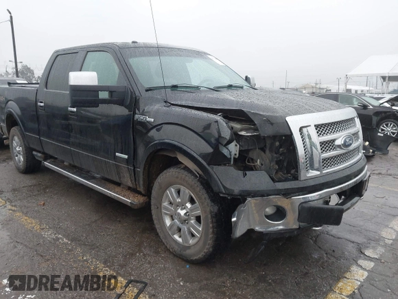 2012 Ford F-150 XL with VIN 1FTFW1ET4CKE34707, listed as a IAAI auction lot 41734865 with 193,275 mi miles. Bid and sale history available at carsss.com. Image 1.