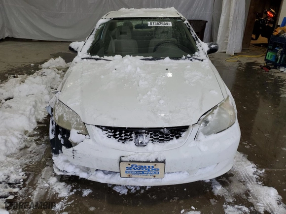 2004 Honda Civic VP with VIN 1HGEM22124L002849, listed as a Copart auction lot 87363654 with 140,665 mi miles and Salvage Title. Bid and sale history available at carsss.com. Image 5.