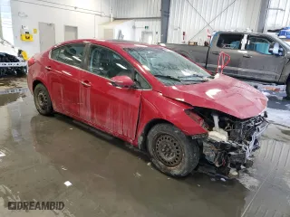 2016 Kia Forte EX with VIN KNAFX4A87G5524628, listed as a Copart auction lot 44221185 with 185,611 mi miles and Salvage Title. Bid and sale history available at carsss.com. Image 4.