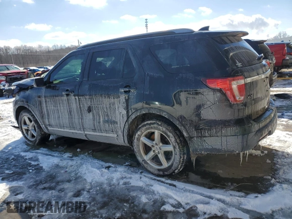 2018 Ford Explorer XLT with VIN 1FM5K7DH3JGC91834, listed as a Copart auction lot 46108495 with 67,092 mi miles and Salvage Title. Bid and sale history available at DreamBid. Image 2.