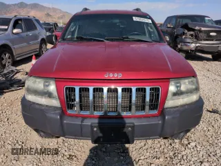 2004 Jeep Grand Cherokee Laredo with VIN 1J4GW48S54C363256, listed as a Copart auction lot 61862615 with 163,721 mi miles and Salvage title. Bid and sale history available at DreamBid. Image 5.