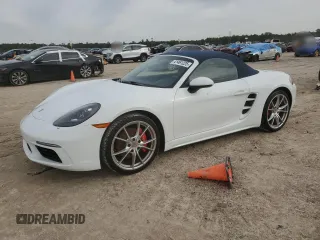 2023 Porsche 718 Boxster S z VIN WP0CB2A80PS213052, wystawiony jako Copart lot #41461225 z przebiegiem Nie podano mil oraz Nie do naprawy • Non repairable. Historia ofert i sprzedaży dostępna na DreamBid. Obrazek 1.