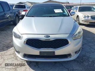 2015 Kia Cadenza Premium with VIN KNALN4D74F5173557, listed as a IAAI auction lot 41702351 with 104,087 mi miles and . Bid and sale history available at carsss.com. Image 12.