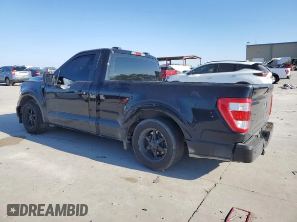 2023 Ford F-150 XL with VIN 1FTMF1C5XPKF48986, listed as a Copart auction lot 88683405 with 23,526 mi miles and Salvage Title. Bid and sale history available at carsss.com. Image 2.
