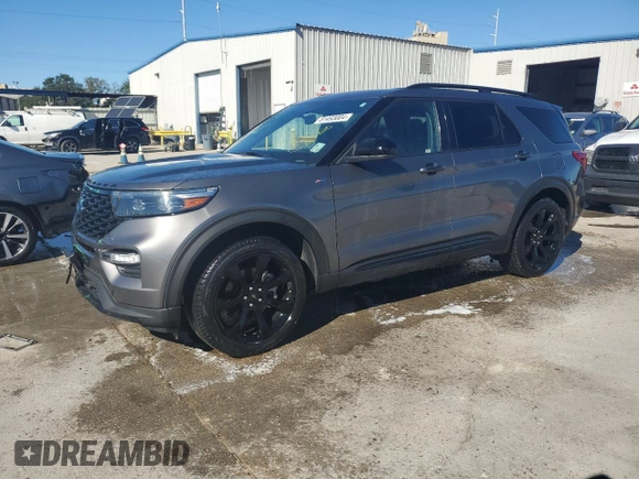 2023 Ford Explorer ST-Line with VIN 1FMSK7KH9PGC02685, listed as a Copart auction lot 81493004 with 28,519 mi miles and Salvage Title. Bid and sale history available at carsss.com. Image 1.