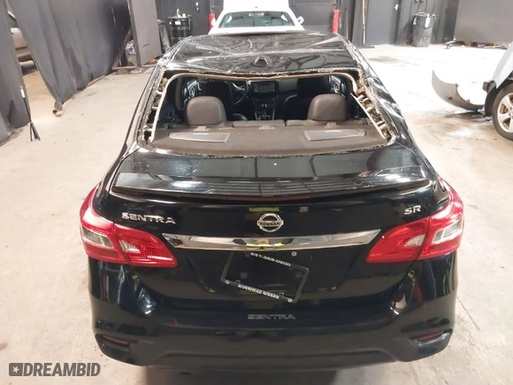 2017 Nissan Sentra SV with VIN 3N1AB7AP9HY283540, listed as a IAAI auction lot 41660902 with 136,852 mi miles. Bid and sale history available at carsss.com. Image 6.