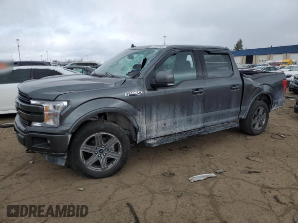 2020 Ford F-150 XL with VIN 1FTEW1E41LFB46351, listed as a Copart auction lot 52606835 with 62,158 mi miles and Salvage title. Bid and sale history available at DreamBid. Image 1.
