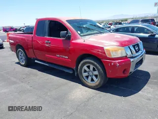 2008 Nissan Titan XE with VIN 1N6AA06AX8N330757, listed as a IAAI auction lot 42632517 with 121,164 mi miles and . Bid and sale history available at DreamBid. Image 1.