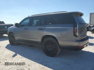 2024 Cadillac Escalade 4WD Sport Platinum with VIN 1GYS4GKL1RR207819, listed as a Copart auction lot 73347124 with 21,545 mi miles and Salvage title. Bid and sale history available at DreamBid. Image 2.