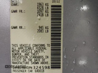 2023 Nissan Altima S with VIN 1N4BL4BV0PN324598, listed as a Copart auction lot 51869385 with 60,700 mi miles and Salvage Title. Bid and sale history available at DreamBid. Image 12.