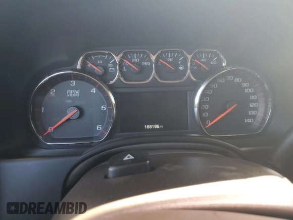 2016 GMC Yukon SLT with VIN 1GKS1BKCXGR439435, listed as a Copart auction lot 61202804 with 168,196 mi miles and Salvage Title. Bid and sale history available at carsss.com. Image 9.
