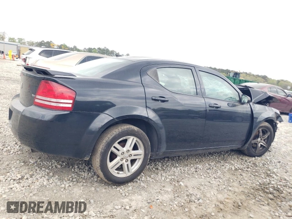 2008 Dodge Avenger SXT with VIN 1B3LC56K58N255091, listed as a Copart auction lot 51516735 with Not Provided miles and Salvage Title. Bid and sale history available at DreamBid. Image 3.