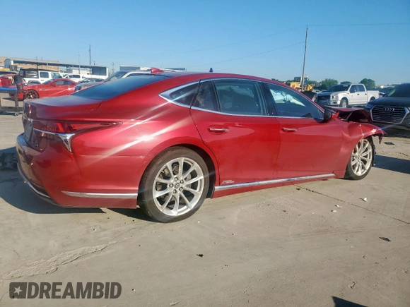 2020 Lexus LS z VIN JTHEYLFF1L5008514, wystawiony jako Copart lot #56605495 z przebiegiem 40 723 mil mil oraz Szkoda całkowita • Salvage title. Historia ofert i sprzedaży dostępna na DreamBid. Obrazek 3.