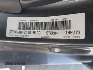 2012 Scion xD with VIN JTKKU4B47C1019169, listed as a IAAI auction lot 41991587 with 180,878 mi miles and . Bid and sale history available at DreamBid. Image 9.