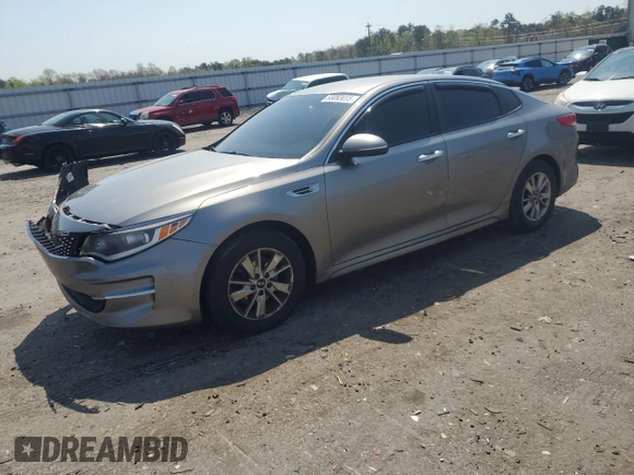 2016 Kia Optima LX with VIN 5XXGT4L3XGG105057, listed as a Copart auction lot 53093695 with 205,740 mi miles and Clean Title. Bid and sale history available at carsss.com. Image 1.