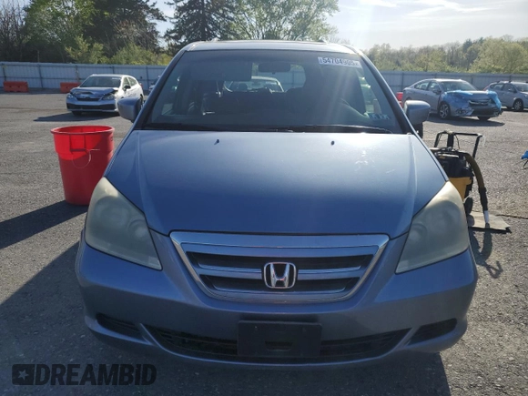 2006 Honda Odyssey EX-L with VIN 5FNRL387X6B032224, listed as a Copart auction lot 54704905 with 190,440 mi miles and Salvage Title. Bid and sale history available at carsss.com. Image 5.